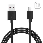 Black Color 5 Feet Long Data & Charger Cable Micro-usb Connector Cord Wire. Fixed Price $9.02.