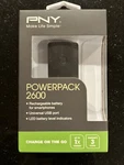 Pny Powerpack 2600 Charger With Micro Usb Cable Black Brand New Sealed. Fixed Price $11.99.