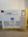 Macally Icetune Ipod Speaker/charger White/yellow Cool 30-PIN Apple Dock. Fixed Price $39.99.
