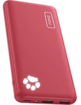 Iniu Portable Charger, Usb Slimmest Triple 3A High-speed 10000MAH Phone Red. Fixed Price $31.70.