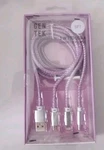 New Gen Tek 6-FOOT, 3-IN-1CHARGING And Synchronization Cable Type C/micro Usb. Fixed Price $10.50.