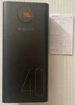 40000MAH Power Bank 18W Portable Charger Missing Charging Cable. Fixed Price $47.50.
