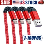 Heavy Duty Micro Usb Fast Charger Data Cable Cord For Samsung Lot Android Htc Lg. Fixed Price $260.49.