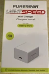 Puregear Lightspeed Usb-c Wall Charger White (63503PG). Fixed Price $15.00.