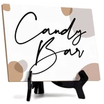 Signs Bylita Candy Bar Wedding Decoration Table With Acrylic Stand (6X8 ). Fixed Price $15.99.