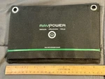 16W Outdoor Foldable Dual-port Solar Charger Model RP-PC008 Ravpower Product. Fixed Price $15.00.
