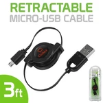 Cellet Retractable Micro-usb To Usb-a Cable 3FT Charging And Sync. Fixed Price $7.99.