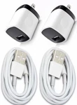 2X Wall Charger Adapter For Iphone 5 6S 7 8 Plus Xs Usb Data Sync Charging Cable. Fixed Price $7.49.