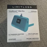 Limitless Totalboost Mini Pro 5000MAH Teal Power Bank W/ Case Cable Adapters. Fixed Price $7.00.