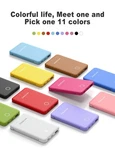 Miisso 6000MAH Ultra Slim Built In Cables Power Bank Card Size Usb Cords. Fixed Price $22.99.