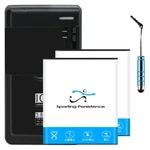 2X 2550MAH Lasting Power Battery Travel Desktop Charger Fits Zte Unico Lte Z930L. Fixed Price $51.42.