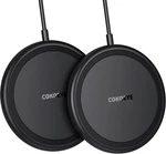 Wireless Charger, 15W Max Fast Charging Pad 2-PACK Compatible Black. Fixed Price $28.00.