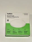 Belkin Boostcharge 15W Wireless Charging Pad WIA012TTWH - White Open Box. Fixed Price $11.95.