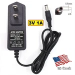 3V 1A Ac/dc Adapter (wall Wart) Power Supply Home Electronics 5.5X2.1MM Plug. Fixed Price $7.96.