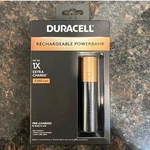 Duracell 1X Rechargeable Power Bank 3350 Mah Pk. New In Box Looks Like Battery. Fixed Price $24.99.