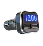 Jebsens 4.8A 24W Dual Usb Car Charger Volt Meter Battery Monitor Blue Led. Fixed Price $18.03.