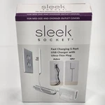 Sleek Socket Fast Charging 5 Port Usb Charger W/ultra-thin Plug, 8 Ft. Cord New. Fixed Price $15.00.