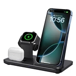 Wireless Charger Dock Charging Station 3 For Apple Watch Iphone 17 16 15 14. Fixed Price $12.99.