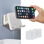 Geyitafum Shower Holder, Wall Mount Cellphone Stand With 3PCS White. Fixed Price $14.19.
