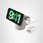 Belkin 2-IN-1 QI2 Wireless Charging Dock 15W Magsafe Fast Iphone Charger. Fixed Price $57.99.