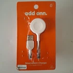 Onn. Apple Watch Charger Cable 6 Ft Usb Magnetic Open Box. Fixed Price $8.95.