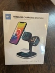 Belkin Apple Certified Magsafe 3-IN-1 Wireless Charger Stand Iphone Watch Airpod. Fixed Price $24.99.