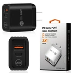 Reiko 20W Power Delivery Travel Wall Charger Adapter With Dual Ports Of Usb And. Fixed Price $14.99.