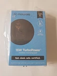 New Motorola Turbopower Wireless CHARGER-15W Qi Charging Pad With 6.6FT Cable. Fixed Price $38.99.