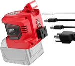 Power Inverter Compatible With Milwaukee 18V Battery,ecarke Real 200W Portable. Fixed Price $36.35.