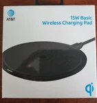 At&t Fast Charge 15W Compact Wireless Charging Pad - New !!!. Fixed Price $12.37.