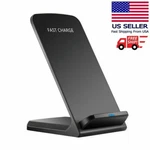 Wireless Fast Charger Charging Pad Stand Dock For Samsung Galaxy S9+ Phone Xs 8. Fixed Price $6.98.