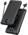 Portable Charger,power Bank Built-in Cables And Wall Plug,vrurc Usb Black. Fixed Price $48.87.