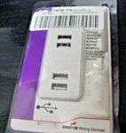Cooper Wiring Devices Usb Charging Station Output 5V - 5A Total Charge Cellphone. Fixed Price $17.76.