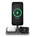 Zike 3-IN-1 QI2 Magnetic Wireless Charging Stand Cradles For Apple /iphone/watch. Fixed Price $49.99.