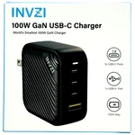 Invzi 100W Usb-c Multiport Charger Gan Iii 4-PORT Wall Plug Charging Station. Fixed Price $52.95.