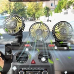 Cigarette Lighter 3-HEAD Car Cooling 360 Rotatable Electric 12V Fans. Fixed Price $23.74.
