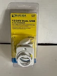 Blue Sea Systems 12V Dc Dual Usb Charger Socket White 1016200. Fixed Price $27.95.