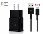 Fast Wall Charger +6FT Type-c Cable For Original Samsung Galaxy A10E Black. Fixed Price $8.49.
