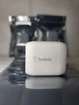 Belkin White Dual Usb-c Gan Wall Charger Pps 45W New-open Box-never Used. Fixed Price $24.95.