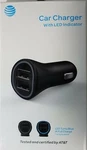 At&t Dual Port Usb Car Charger 4.8A W' Led Indicator Universal -brand New Box. Fixed Price $9.97.