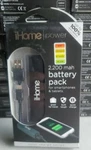 Ihome 2,200 Mah Battery Pack Black IH-CT213B Lot Of. Fixed Price $15.95.