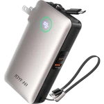 Joyfar 25,000MAH Gan 65W Power Bank With Wall Plug & Retractable Usb-c Cable. Fixed Price $43.49.