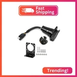 New Sun 4 Pin To 7 Trailer Adapter Way Flat Round Rv Blad. Fixed Price $23.40.