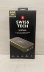 Swiss Tech Leistung 20000MAH Solar/usb Charging Power Bank & Led Flashlight. Fixed Price $39.98.