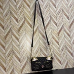 Luv Betsey Johnson Black Cat Clutch Bag With Phone Charger, Detachable Strap. Fixed Price $23.99.