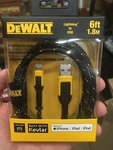 Dewalt DXMA1311325 Usb Charging Cable For Iphone / Lightning Ipad 6' (6FT) New. Fixed Price $29.99.
