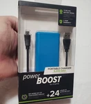 Mophie Power Boost Portable Charger 5200 Mah Blue 24 Hours. Fixed Price $13.97.