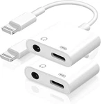 Apple Mfi Certified 2-IN-1 Charging & Audio Adapter For Iphone, Lightning To 3. Fixed Price $15.11.