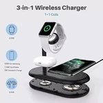 Yootech 3 1 Wireless Apple Charging Station Phone, Pods, - Scratch & Dent. Fixed Price $23.43.
