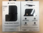 Mophie Qi Wireless Pad Travel Kit W/ Car & Wall Adapters For Smartphones - Black. Fixed Price $8.96.